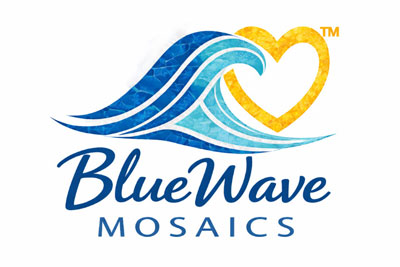 BlueWave Mosaics - logo