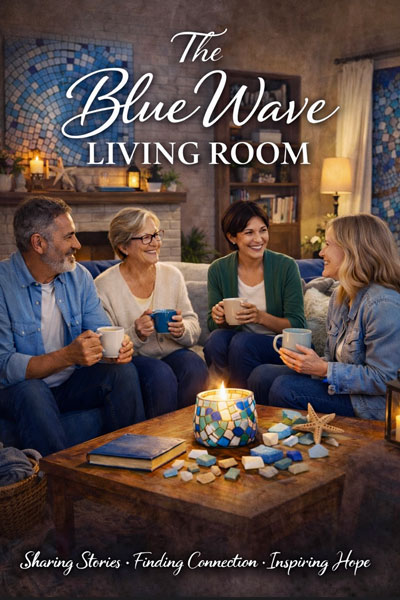 Blue Wave Mosaics - BlueWave Living Room