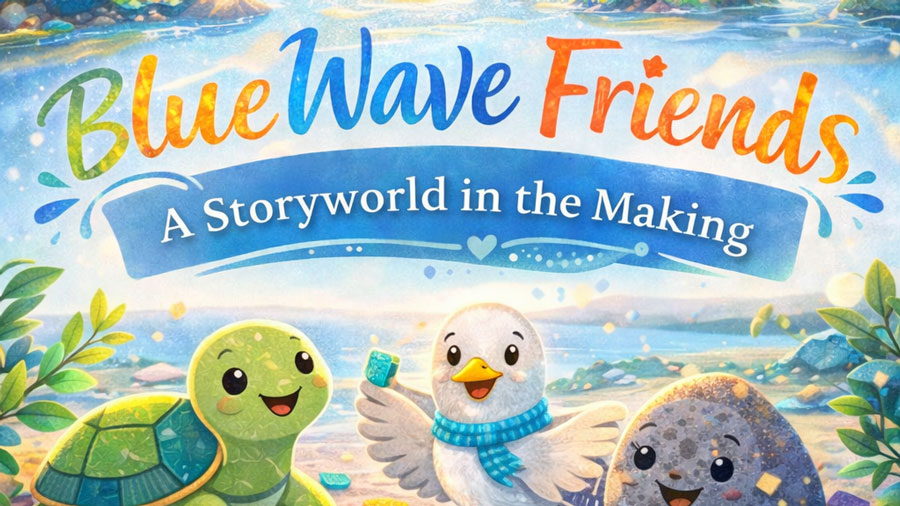 🌊 BlueWave Friends ~ A Storyworld in the Making